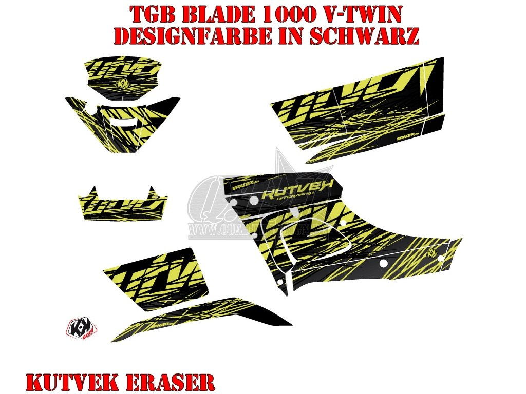 Eraser Schwarz für TGB Blade 1000 V-Twin